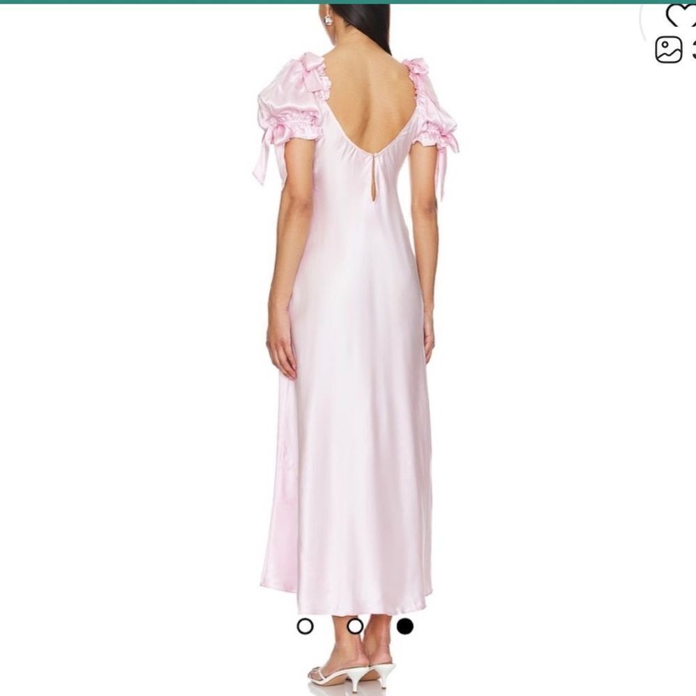NWT SELKIE The Baby Soft Poet Slip Dress Size 5X Revolve Silk Revolve Baby Pink - Picture 6 of 16